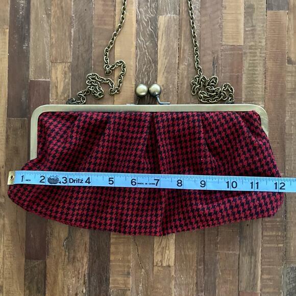 Vintage Wool Blend Crossbody/Shoulder Bag - Picture 7 of 12